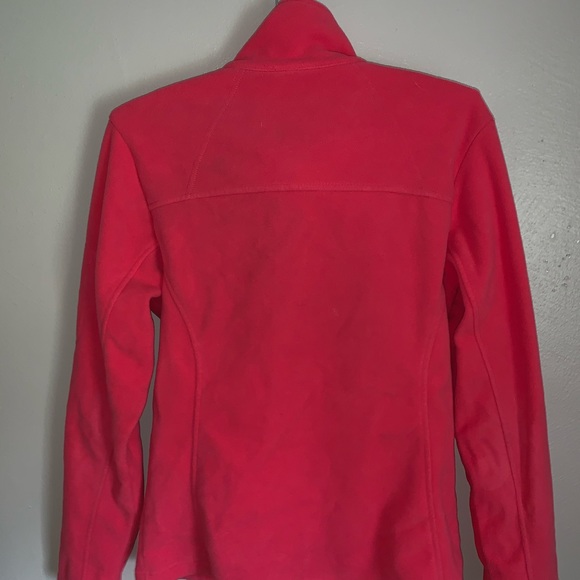 Columbia Hot Pink Fleece Jacket Worn Once - Picture 3 of 5